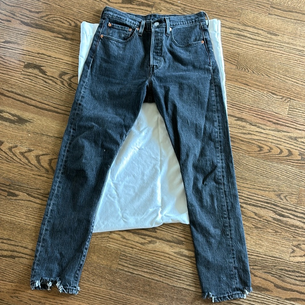 Levis 501 black jeans